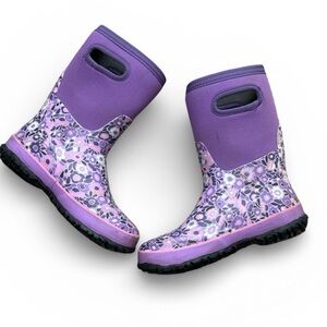 Bogs Purple Floral Boots